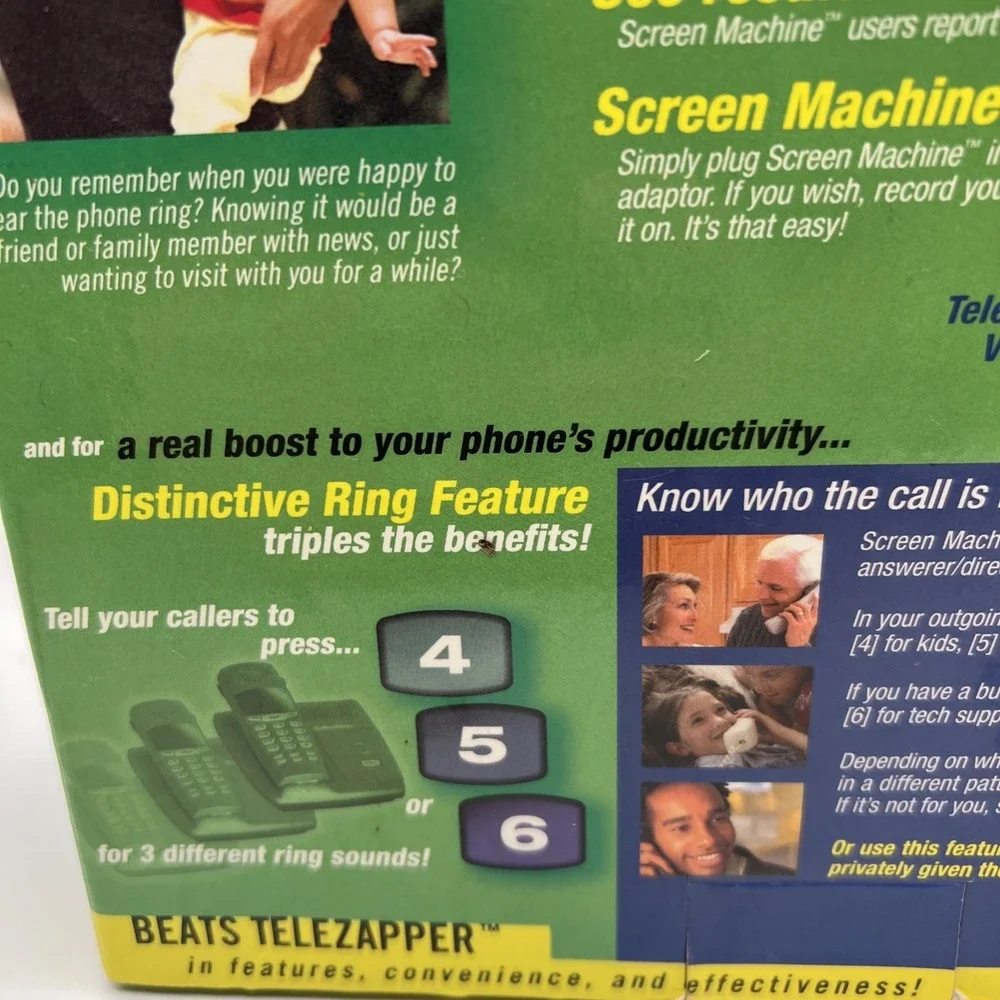 Spectrum Research Screen Machine telemarketer call blocking system